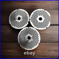 Hobart Biro Butcher Boy Torrey 3248 1/8? Meat Grinder Plates Lot of 3 NEW