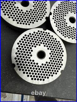 Hobart Biro Butcher Boy Torrey 3248 1/8? Meat Grinder Plates Lot of 3 NEW