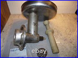 Hobart Brand Size #12 Meat Grinder Attachment Pan Food Pusher New Blade & Auger