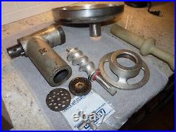 Hobart Brand Size #12 Meat Grinder Attachment Pan Food Pusher New Blade & Auger