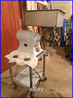 Hobart Commercial Meat Grinder Model# 4332 with many accessories