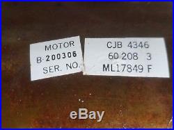 Hobart Electric Motor MEAT GRINDER MIXER 4346/ BUTCHER SHOP/PARTS