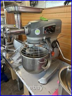 Hobart HL200 Legacy 20-Quart 3-Speed Mixer With Whip & Meat Grinder Attach-120V