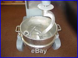 Hobart H-600 60qt. Mixer with bowl, new hook, beater, meat grinder. Free Ship