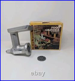 Hobart KitchenAid FG Metal Food Grinder Attachment In Original Box
