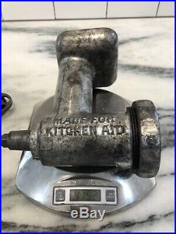 Hobart Kitchenaid Grinder Attachment Cast Iron Vintage Heavy Duty
