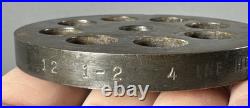 Hobart & L&W Meat Grinder Plates Knives Lot #12 Commercial Pierre Chambrin