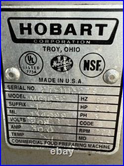 Hobart MG1532 150 Pound Meat Mixer Grinder #32 8.5HP