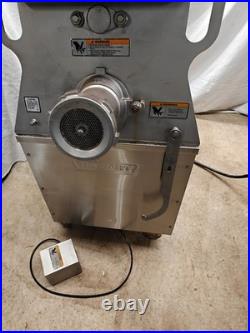 Hobart MG1532 # 32 Meat Mixer Grinder Air-Drive Foot Switch 3ph phase converter