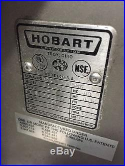 Hobart MG1532 Meat Grinder With Floor Pedal 480v Commercial
