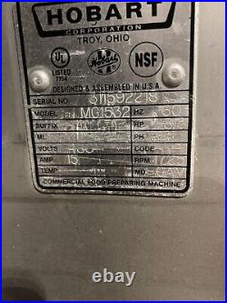 Hobart MG1532 commercial meat grinder mixer #32 Hub 150# capacity, 480v, 3ph