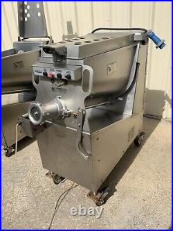 Hobart MG1532 commercial meat grinder mixer #32 Hub 150# capacity Butcher 43