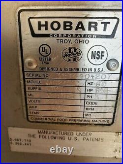 Hobart MG2032 8.5 HP Meat Beef Mixer Grinder #32 New Grinder Motor