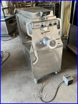 Hobart MG2032 Commercial meat grinder mixer 200# Beef Butcher #32 grinder head