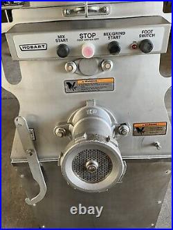 Hobart MG2032 commercial meat grinder mixer #32 200# capacity Butcher