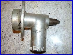 Hobart Meat Grinder #12 Hub Attachment 2 New Plates & Knife Mixer Ground Beef