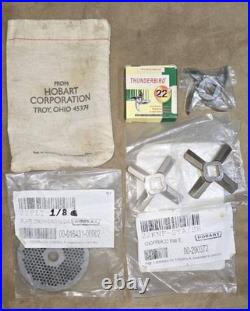 Hobart Meat Grinder (3) 22 Chopper Knife & (1) 22 PLT- 1/8 Chopper Plate