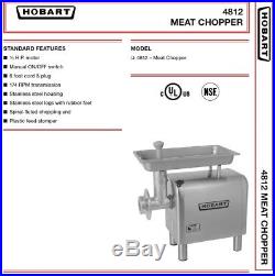Hobart Meat Grinder/Chopper Model 4812