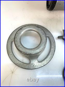 Hobart Meat Grinder Chopper With Blades & Round Pan Fits 12# Hub S8614