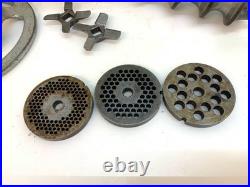 Hobart Meat Grinder Chopper With Blades & Round Pan Fits 12# Hub S8614
