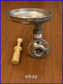 Hobart Meat Grinder Feed Pan Bowl Wrench Ring & Plastic Stomper OEM Set