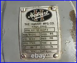 Hobart Meat Grinder Food Cutter 84141 220V 3PH Vintage Buffalo Chopper