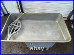 Hobart Meat Grinder Galvanized pan #32 plate