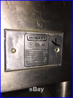Hobart Meat Grinder Model 4812 1/2 HP 1725 RPM 7.5 Amps