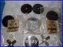 Hobart Meat Grinder Plates and Blades Lot Commercial
