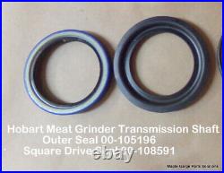 Hobart Meat Grinder Transmission Shaft Outer Seal 00-105196 Square Drive Seal 00