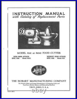 Hobart Model 84181 Buffalo Chopper/ Commercial Food Grinder