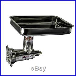 Hobart-Style Meat Grinder Chopper Attachment, Stainless Steel #12 Hub