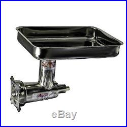 Hobart-Style Meat Grinder Chopper Attachment, Stainless Steel #12 Hub, 2 Grinder