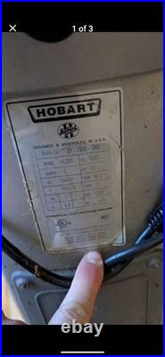 Hobart hl200 legacy mixer 20 qt with table, bowl, Hook, And Meat Grinder