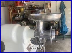 Hobart meat grinder 4322 with remote and accessories as shown serviced and ready