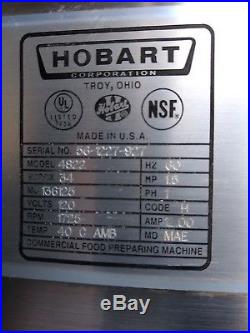 Hobart meat grinder 4822