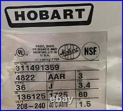 Hobart meat grinder 4822 1.5 HP