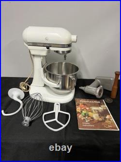 KITCHENAID HOBART LIFT STAND MIXER MODEL K5-A WORKS GREAT WithACCESSORIES