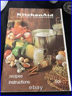 KITCHENAID HOBART LIFT STAND MIXER MODEL K5-A WORKS GREAT WithACCESSORIES