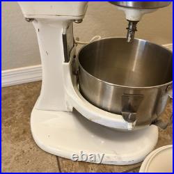 KITCHENAID HOBART LIFT STAND MIXER MODEL K5-A WORKS GREAT WithACCESSORIES