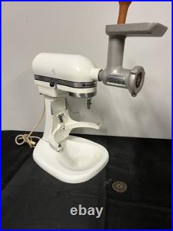 KITCHENAID HOBART LIFT STAND MIXER MODEL K5-A WORKS GREAT WithACCESSORIES