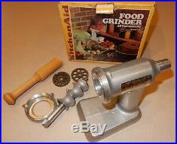 KITCHENAID Vintage Food Chopper Meat Grinder Attachment Hobart FG Metal