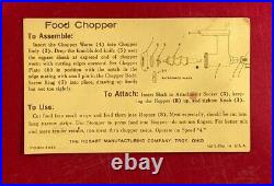 KitchenAid Food Chopper/ Meat Grinder Attachment by Hobart MFG