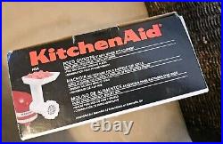 KitchenAid Food Grinder Attachment FGA Hobart Compatible Unused New Open Box