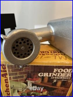 KitchenAid Food Grinder Attachment With Metal Plate & Stomper Model FG Hobart