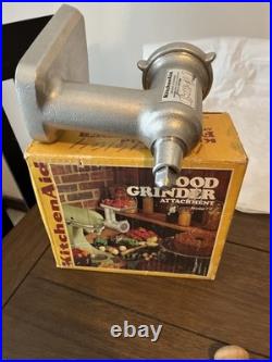 KitchenAid Food Grinder Attachment With Metal Plate & Stomper Model FG Hobart