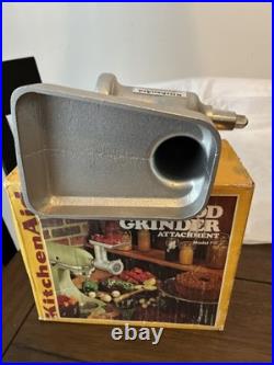 KitchenAid Food Grinder Attachment With Metal Plate & Stomper Model FG Hobart