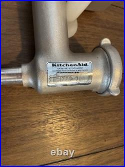 KitchenAid Food Grinder Attachment With Metal Plate & Stomper Model FG Hobart
