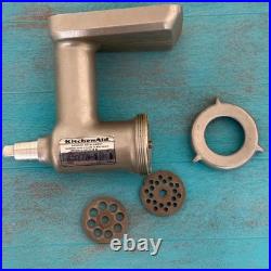 KitchenAid Food Grinder Attachment With Metal Plates & Stomper Model FG Hobart