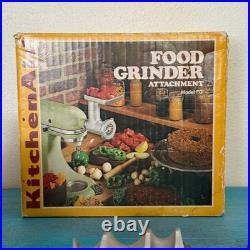 KitchenAid Food Grinder Attachment With Metal Plates & Stomper Model FG Hobart